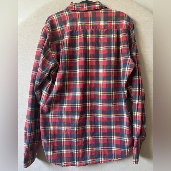 Obey- Men’s Button Down Multicolor Plaid Long Sleeve- Size Large - Picture 3 of 10